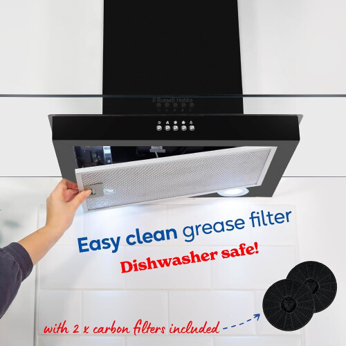 Russell Hobbs Rhfgch901b Afzuigkap Zwart | Nieuw (outlet)