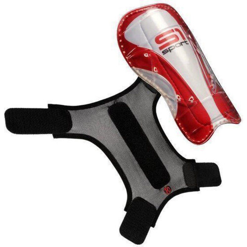 S1 Sport - Scheenbeschermer - M - Rood/Zwart