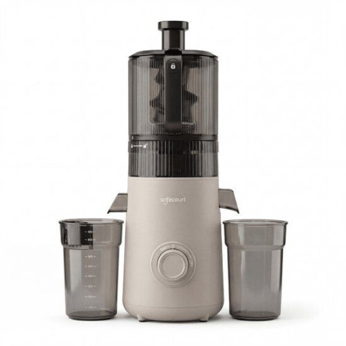 Safecourt Kitchen Slow Juicer XXL - sapcentrifuge - krachtige motor - RVS pre-cutter - Beige Tweedehands