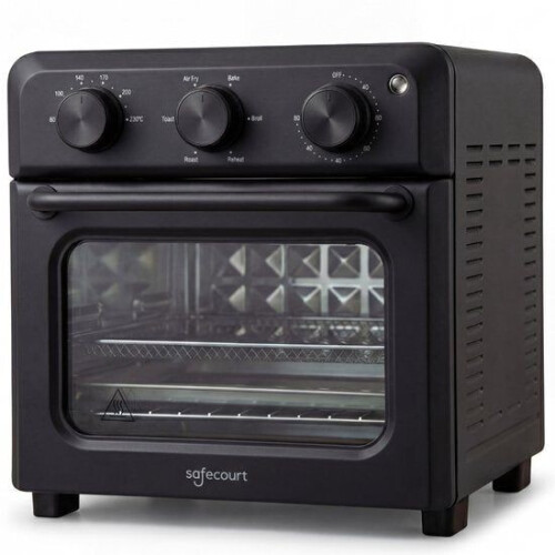 Safecourt Power Oven - 6-in-1 Airfryer - 100% PFAS-vrij - 12 liter - Zwart