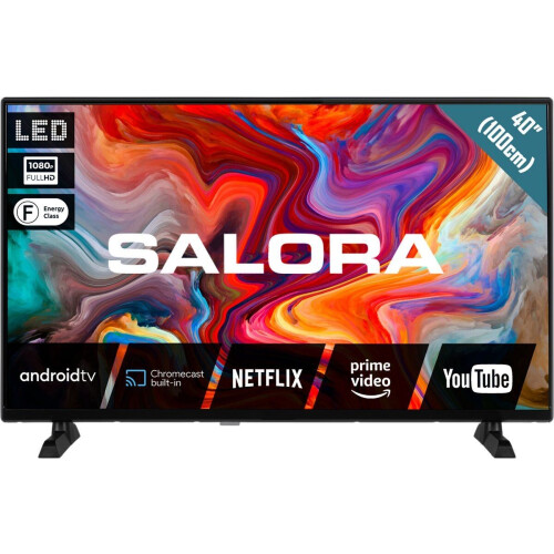 Salora SMART40TV - Smart TV - 40 inch Full HD - Android TV met Chromecast Tweedehands