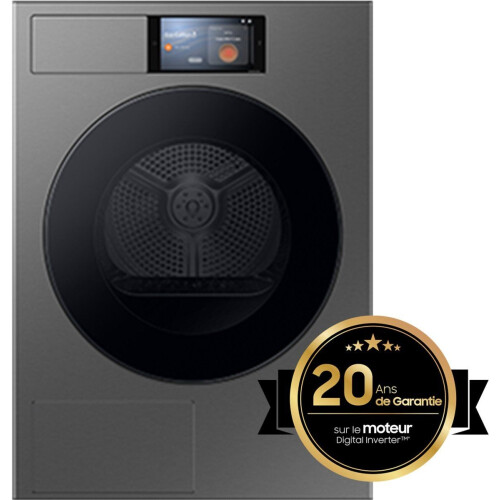 Samsung Bespoke AI™ Droger 9000-serie DV90F09F4SU3 - Warmtepompdroger - 9 kg - Donkergrijs Tweedehands