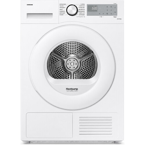 Samsung Dv80cgc2b0then - Warmtepompdroger - 8 Kg - Hygiene Care - 65 Db - Wit | Tweedehands (Refurbished) Tweedehands