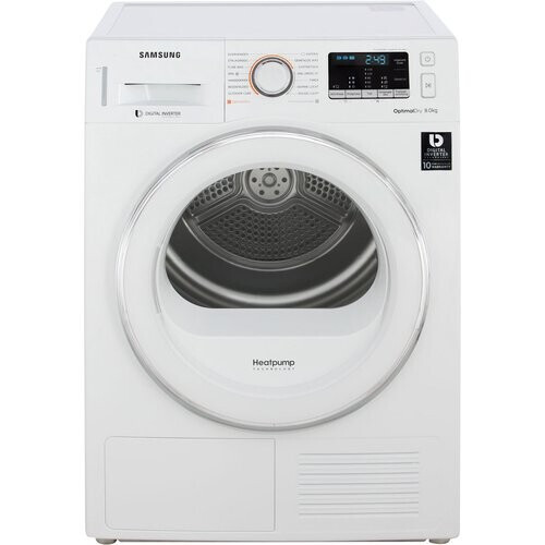 Samsung Dv80m5210iw - Warmtepompdroger - 8 Kg - Optimaldry - 65 Db - Energieklasse A+++ | Tweedehands (Refurbished) Tweedehands