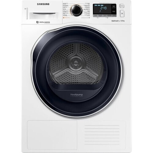 Samsung Dv81m6210cw - Warmtepompdroger - 8 Kg - Optimaldry - 66 Db - Energieklasse A+++ | Tweedehands (Refurbished) Tweedehands