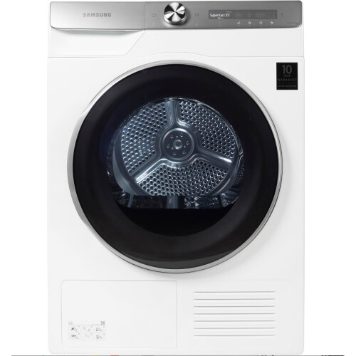 SAMSUNG DV91T8240SH/S2 - Warmtepompdroger 9kg - Super Speed A+++ - Wit Tweedehands