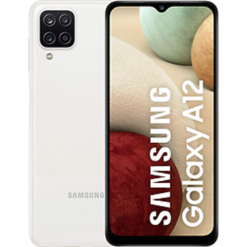 Samsung Galaxy A12 Dual SIM 64GB [MediaTek Helio P35 versie] white Tweedehands