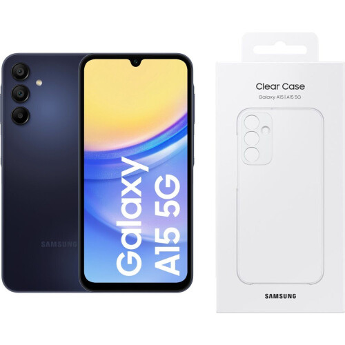 Samsung Galaxy A15 5G - Smartphone - 4GB RAM - 128GB opslag - Blauw Tweedehands