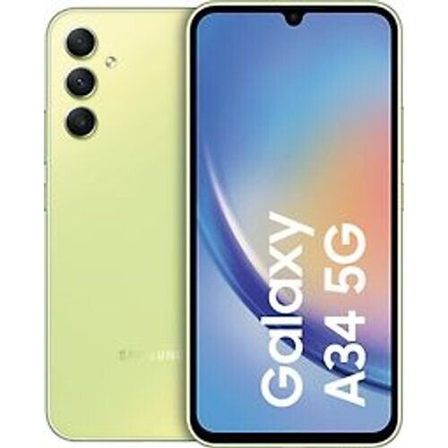 Samsung Galaxy A34 5G Dual SIM 128GB awesome lime Tweedehands
