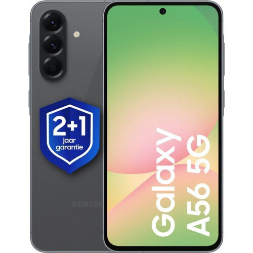 Samsung Galaxy A56 - 5G - 256GB - Awesome Graphite + 1 jaar extra garantie