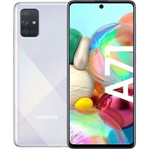 Samsung Galaxy A71 Dual SIM 128GB zilver Tweedehands