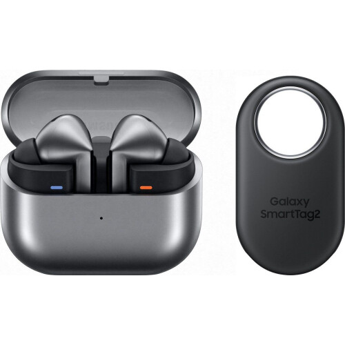 Samsung Galaxy Buds3 Pro - TWS - ANC - Grijs + SmartTag2 Zwart Tweedehands