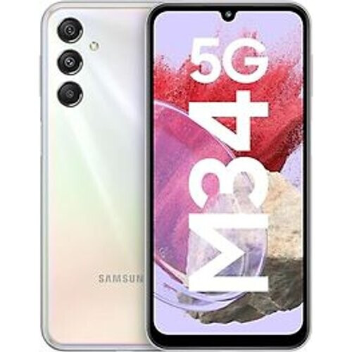Samsung Galaxy M34 5G Dual SIM 128GB silver Tweedehands