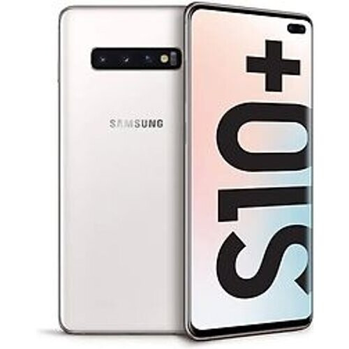 Samsung Galaxy S10 Plus Dual SIM 128GB keramisch wit Tweedehands