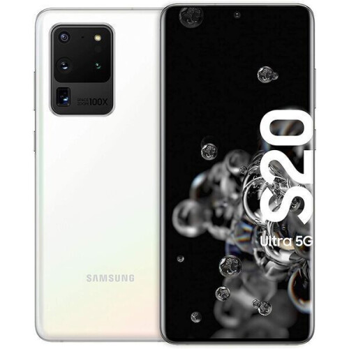 Samsung Galaxy S20 Ultra - 12 GB - 128 GB - Dual-SIM - 5G - Cloud White