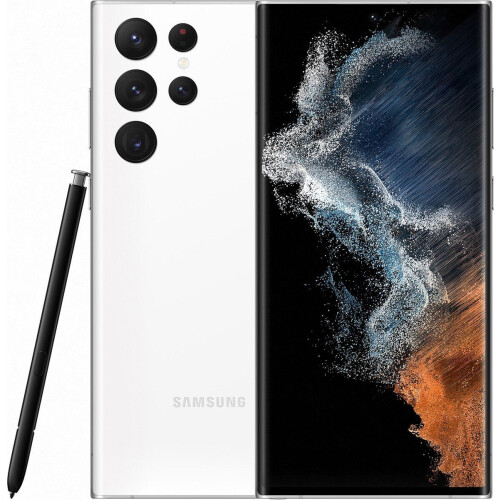 Samsung Galaxy S22 Ultra 5G - 256GB - 6.8 inch - Phantom White Tweedehands