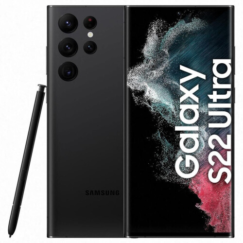 Samsung Galaxy S22 Ultra 5G - Zwart - 128 GB - Duale fysieke simkaart + eSIM Tweedehands