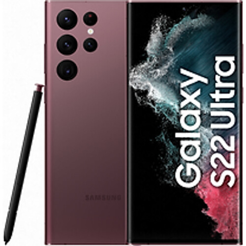 Samsung Galaxy S22 Ultra Dual SIM 1TB wijnrood Tweedehands