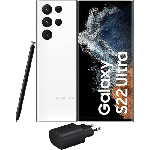Samsung Galaxy S22 Ultra - Smartphone 5G - 256GB 6.8¹ Dynamic AMOLED 2X 5 Camera's 108MP - Phantom White (2022)