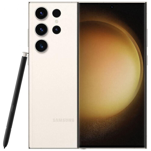 Samsung Galaxy S23 Ultra - Beige - 256 GB - Fysieke simkaart + eSIM Tweedehands