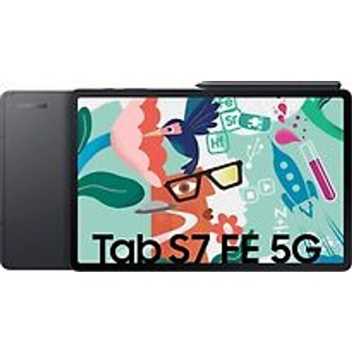 Samsung Galaxy Tab S7 FE 5G 12,4” 128GB [Wi-Fi + 5G] mystiek zwart Tweedehands