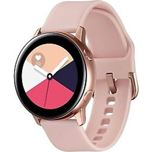 Samsung Galaxy Watch Active 40 mm roségoud met sportarmband rozebeige [wifi] Tweedehands