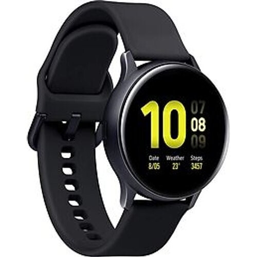 Samsung Galaxy Watch Active2 44 mm aluminium kast zwart op sportbandje black [wifi] Tweedehands