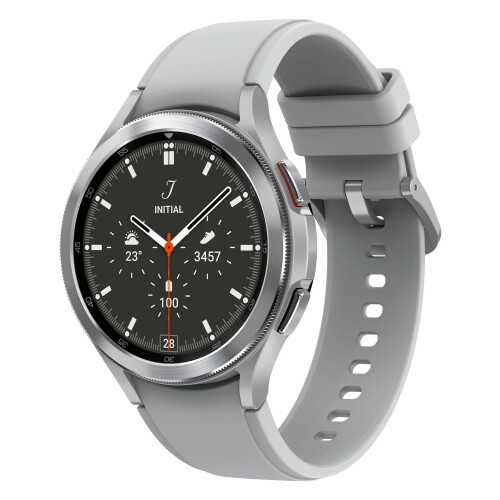 Samsung Galaxy Watch4 Classic - Smartwatch Heren - LTE/4G - 46 mm - Zilver Tweedehands