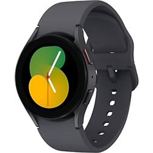Samsung Galaxy Watch5 40 mm horlogekast van Black Aluminium op Graphite Sport Band S/M [Wi-Fi + 4G] Tweedehands