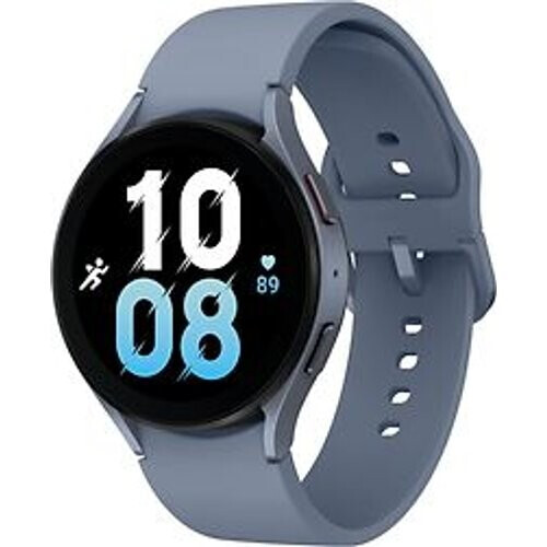 Samsung Galaxy Watch5 44 mm horlogekast van Sapphire Aluminium op Sapphihre Sport Band M/L [Wi-Fi + 4G] Tweedehands
