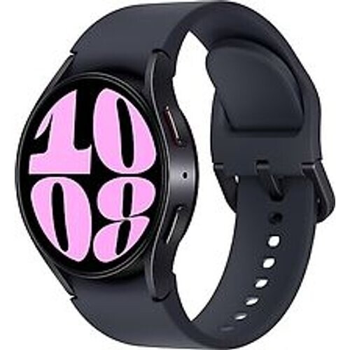 Samsung Galaxy Watch6 40 mm aluminium kast graphite op sportbandje S/M graphite [wifi + 4G] Tweedehands