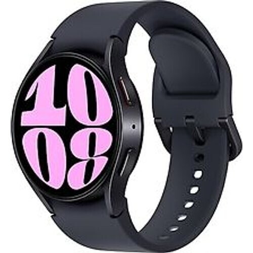 Samsung Galaxy Watch6 40 mm aluminium kast graphite op sportbandje S/M graphite [wifi] Tweedehands