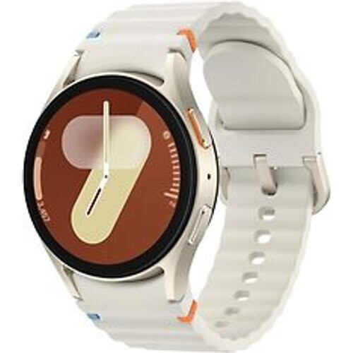 Samsung Galaxy Watch7 40 mm aluminium kast beige op sportbandje S/M beige [wifi + 4G] Tweedehands