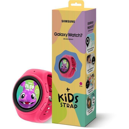 Samsung Galaxy Watch7 - 40 mm - E-simkaart - Kids Band Pink