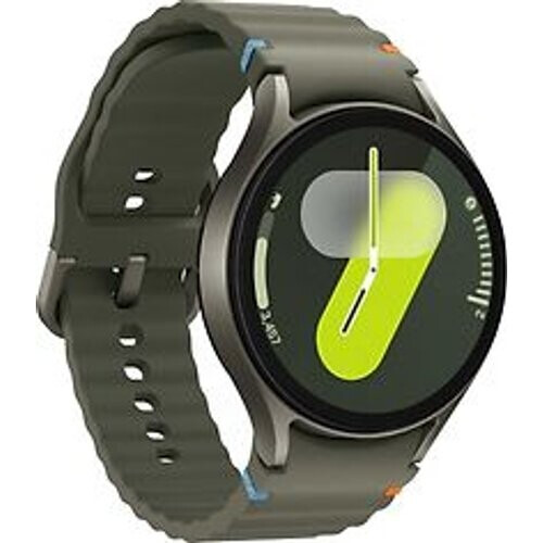 Samsung Galaxy Watch7 44 mm aluminium kast groen op sportbandje M/L groen [wifi + 4G] Tweedehands