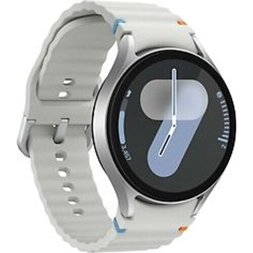 Samsung Galaxy Watch7 44 mm aluminium kast zilver op sportbandje M/L zilver [wifi + 4G] Tweedehands