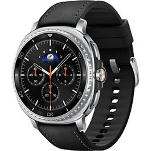 Samsung Galaxy Watch8 Classic 46 mm aluminium kast black op Hybrid Band black [Wi-Fi] Tweedehands