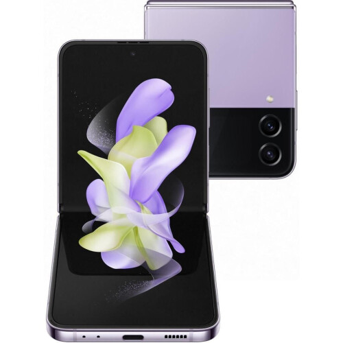 Samsung Galaxy Z Flip4 - Donkerpaars - 128 GB - Fysieke simkaart + eSIM Tweedehands