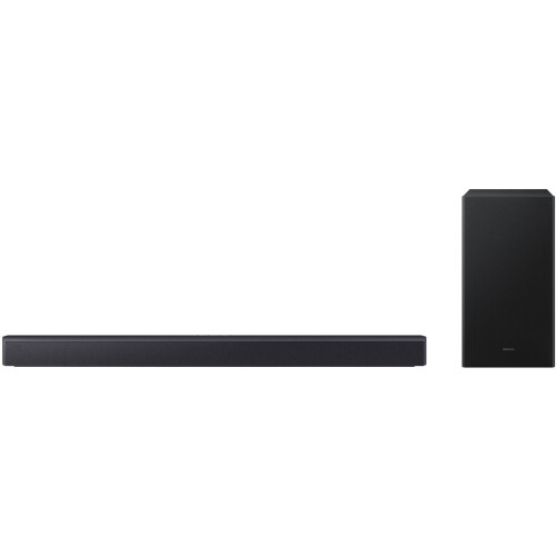 Samsung HW-B450F - Soundbar 2.1ch - Draadloze subwoofer Dolby Audio DTS Virtual:X Bass Boost Adaptive Sound Game Mode Night Mode (2025)