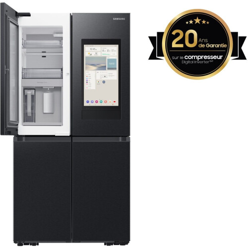 Samsung RF65DG9H0EB1 - Amerikaanse koelkast - 636 liter - Family Hub - zwart Tweedehands