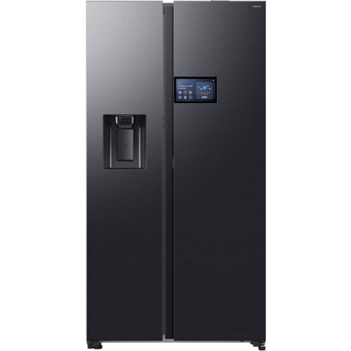 Samsung RS94F - Amerikaanse koelkast Side-by-Side - 621 liter - AI Home Touch Display - Premium Black Steel Tweedehands