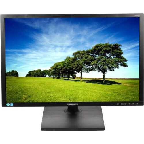 Samsung Syncmaster S24C450DW - 24 inch - 1920x1200 - DP - DVI - VGA - Zwart Tweedehands