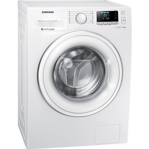 Samsung Ww70j5525dw - Wasmachine - 7 Kg - 1400 Tpm - Ecobubble - Energieklasse A+++ | Tweedehands (Refurbished) Tweedehands