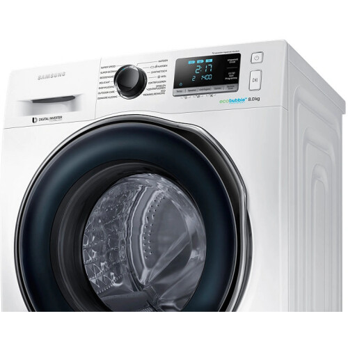 Samsung Ww80j6400cw - Wasmachine - 8 Kg - 1400 Tpm - Ecobubble | Nieuw (outlet)