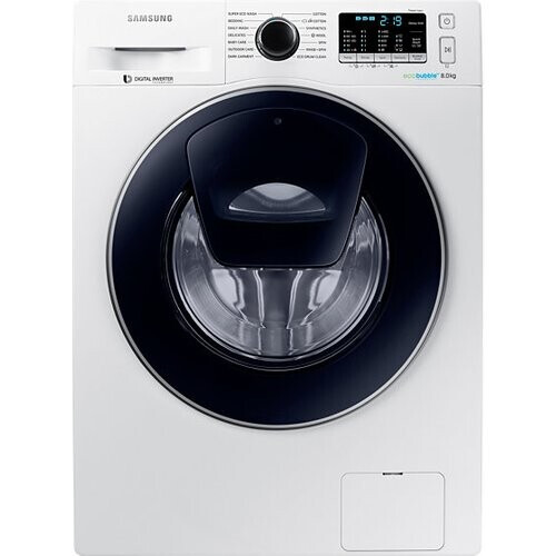 Samsung Ww80k5410uw - Wasmachine - 8 Kg - 1400 Tpm - Ecobubble - Energieklasse A+++ | Tweedehands (Refurbished) Tweedehands