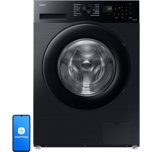 Samsung Ww90cgc04dab - Wasmachine - 9 Kg - 1400 Tpm - Ecobubble & Hygiene Steam - Energieklasse A - Zwart | Nieuw (outlet) Tweedehands