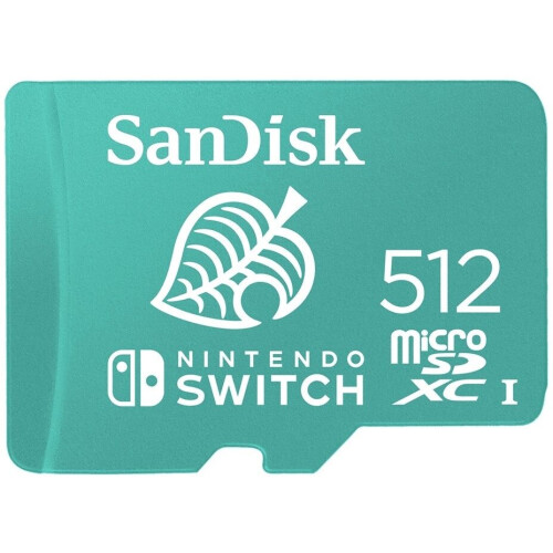 SanDisk Nintendo Switch - microSDXC 512GB - UHS-I - Gelicenseerd