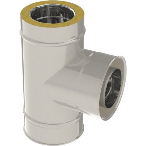 Saninstal T-stuk 90 - 80-130mm - RVS