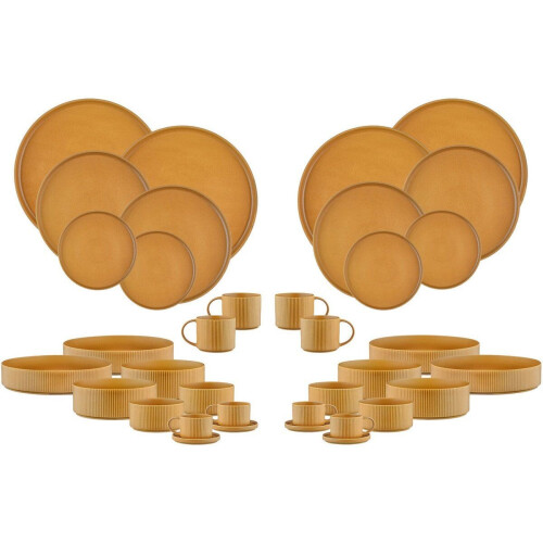 SCANDI Compleet Servies - 36 stuks - Oker Tweedehands