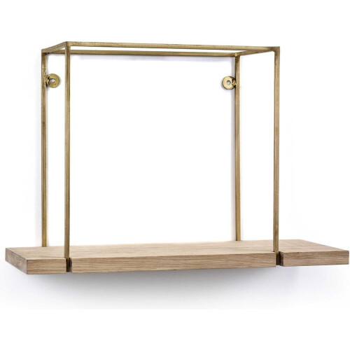 Serax by Studio Simple - Wandrek S - Koperkleurig frame - 45x17x30 cm